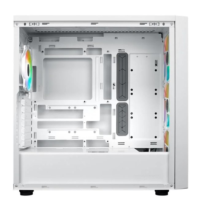KASA CM MASTERBOX 600 TG MESH BEYAZ ARGB 3X14CM FANI, NORMAL VE BACK-CONNECT ANAKART DESTEKLİ ( PSU YOK )