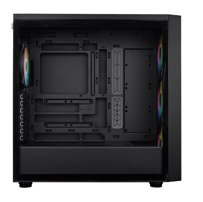 KASA CM MASTERBOX 600 TG MESH SİYAH ARGB 3X14CM FANI, NORMAL VE BACK-CONNECT ANAKART DESTEKLİ ( PSU YOK )