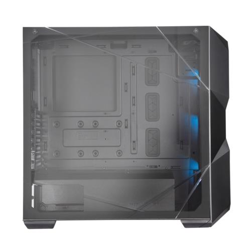 KASA CM MASTERBOX TD500 V2 SİYAH ARGB 4X120MM FANLI, TEMPERED GLASS KRİSTAL MESH ÖN PANELLİ MİDTOWERKASA ( PSU YOK )