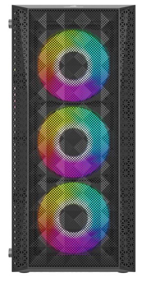 KASA GAMEBOOSTER GB-G2616B USB3.0 MESH PANEL SİYAH KASA (PSU YOK)