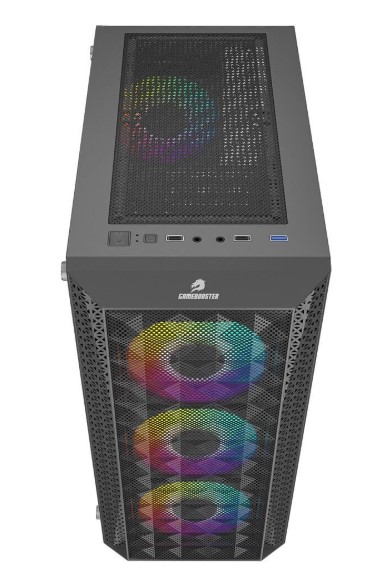KASA GAMEBOOSTER GB-G2616B USB3.0 MESH PANEL SİYAH KASA (PSU YOK)