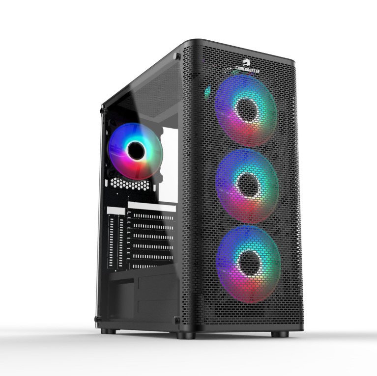 KASA GAMEBOOSTER GB-M206B USB3.0 ARGB FAN SİYAH METAL KASA (PSU YOK)