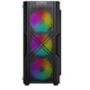 KASA GAMEBOOSTER GB-PW908B  USB 3.0, ATX MESH, FİXED RGB FAN, SİYAH KASA  (PSU YOK)