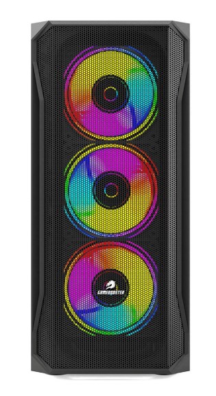 KASA GAMEBOOSTER GB-T005MB USB3.0 RGB FAN MESH PANEL SİYAH KASA (PSU YOK)