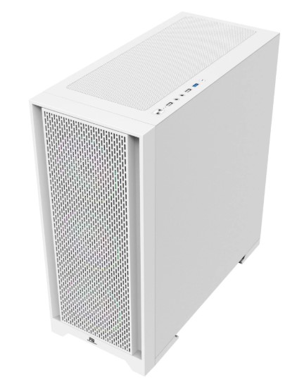 KASA POWERBOOST PB-P1601BW USB 3.0 MESH ARGB FANLI GAMİNG BEYAZ KASA  (PSU YOK)