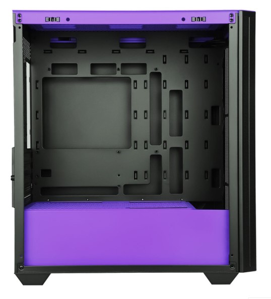 KASA POWERBOOST PB-P2252BP USB 3.0, ATX MESH, RİNG ARGB FAN, MOR KASA (PSU YOK)