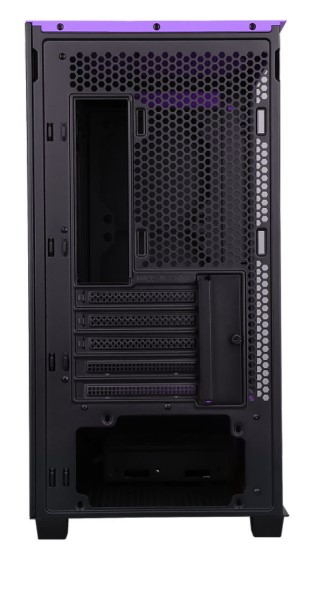 KASA POWERBOOST PB-P2252BP USB 3.0, ATX MESH, RİNG ARGB FAN, MOR KASA (PSU YOK)