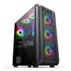 KASA POWERBOOST PB-PH016BB USB 3.0 MESH ARGB FANLI GAMİNG SİYAH KASA  (PSU YOK)