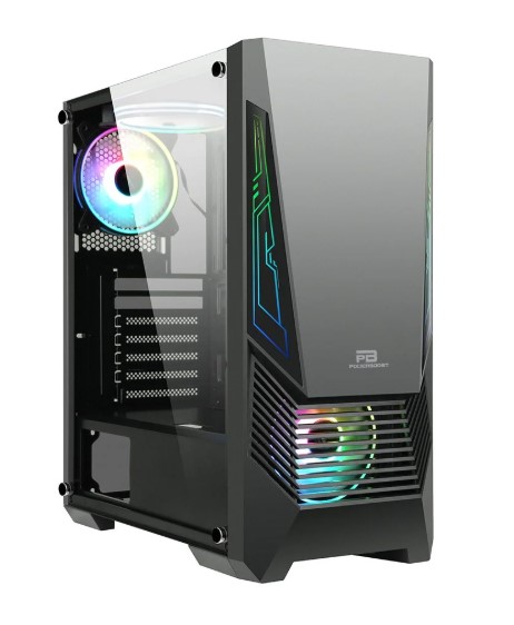 KASA POWERBOOST VK-G2051S USB 3.0 ATX, ARGB FAN VE STİRP SİYAH KASA (PSU YOK)