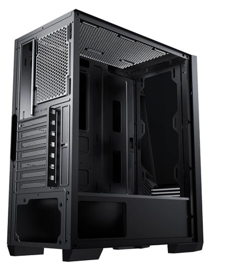 KASA POWERBOOST VK-G2051S USB 3.0 ATX, ARGB FAN VE STİRP SİYAH KASA (PSU YOK)