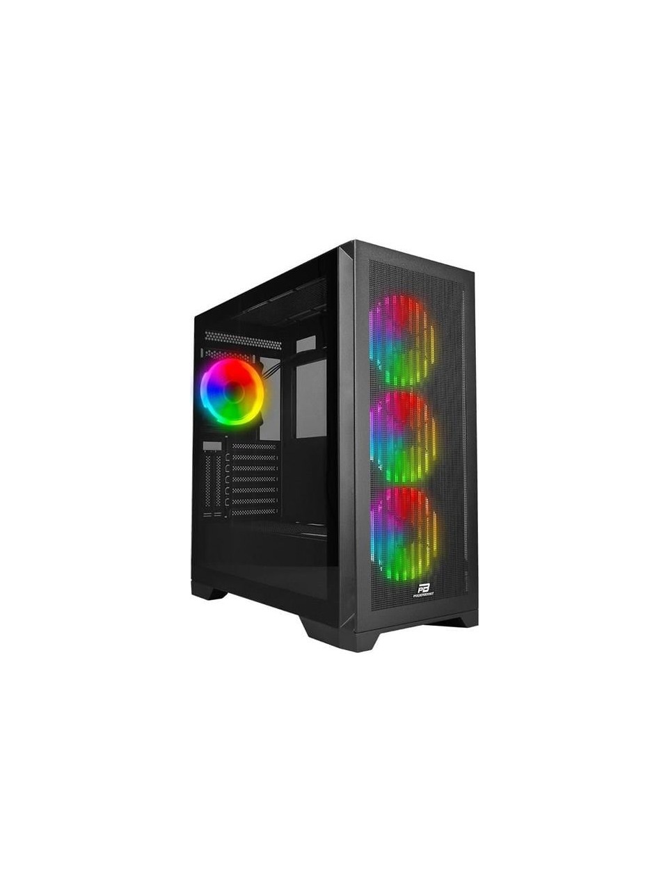 KASA POWERBOOST VK-G4306S USB 3.0 MESH ARGB RİNG FANLI GAMİNG KASA (PSU YOK)