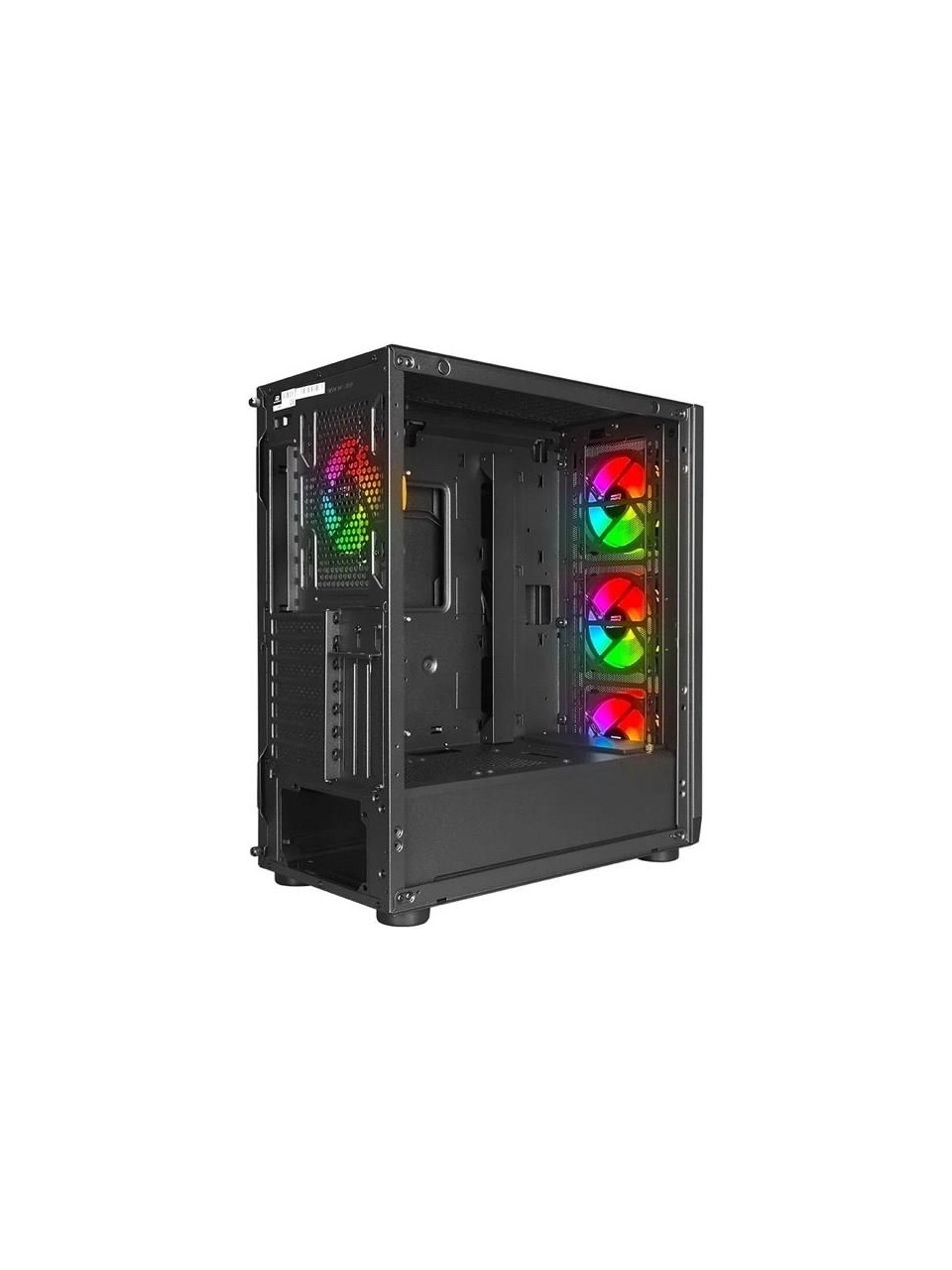 KASA POWERBOOST VK-W001B USB 3.0 MESH ARGB RİNG FANLI GAMİNG KASA (PSU YOK)