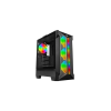KASA POWERBOOST VK-Z002B USB 3.0 MESH ARGB RİNG FANLI GAMİNG KASA (PSU YOK)