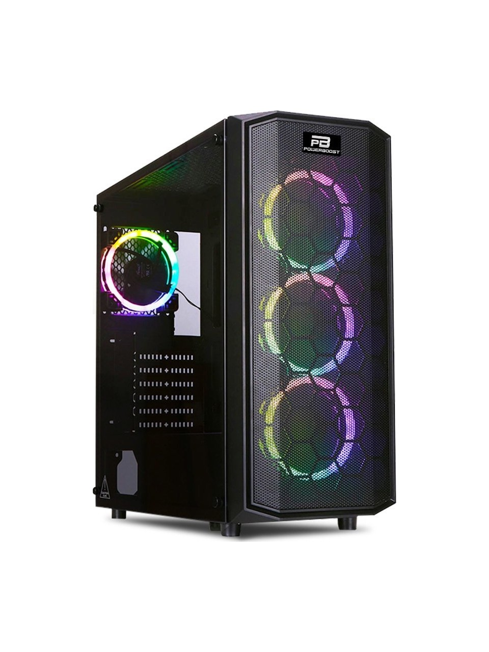 KASA POWERBOOST X58RGB USB 3.0 MESH 4XRGB FANLI KASA (PSU YOK)