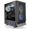 KASA THERMALTAKE CERES 300 TG SİYAH 3X140MM ARGB FANLI, MESH PANELLİ MİDTOWER OYUNCU KASASI