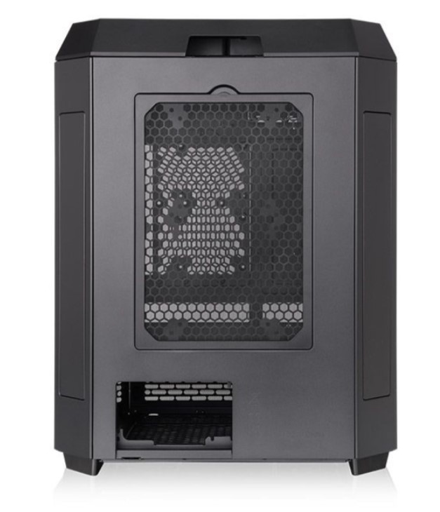 KASA THERMALTAKE THE TOWER 600 TG SİYAH PENCERELİ, ATX BİLGİSAYAR KASASI  (PSU YOK)