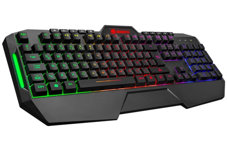 KLAVYE GAMEBOOSTER G59K FRONTİER RAİNBOW AYDINLATMALI MEMBRANE OYUN KLAVYESİ