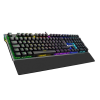 KLAVYE GAMEBOOSTER G908 BOLT RAİNBOW AYDINLATMALI RED SWİTCH MEKANİK BİLEKLİKLİ OYUN KLAVYESİ