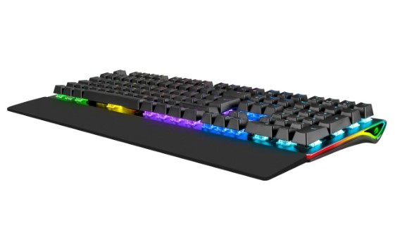 KLAVYE GAMEBOOSTER G908 BOLT RAİNBOW AYDINLATMALI RED SWİTCH MEKANİK BİLEKLİKLİ OYUN KLAVYESİ