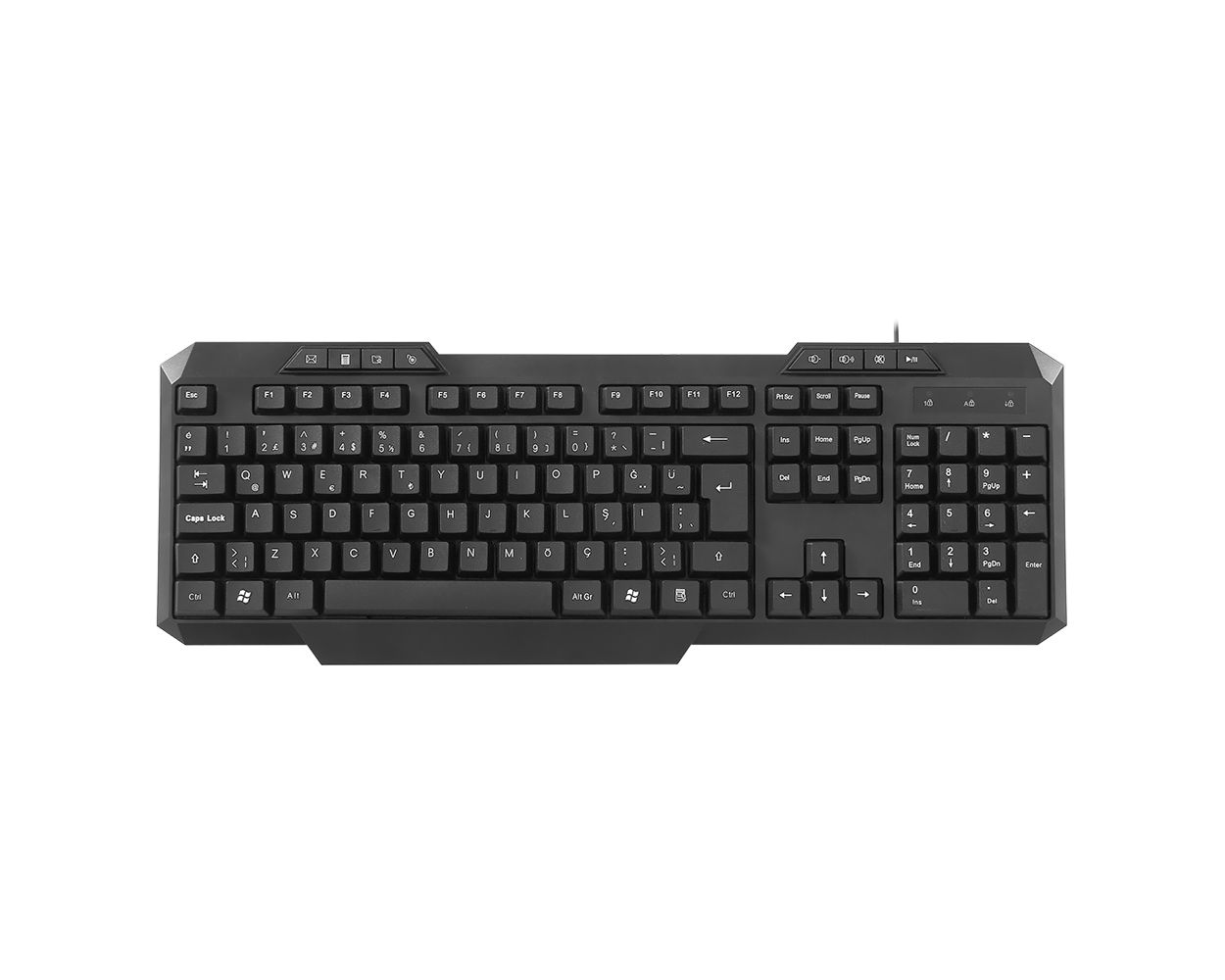 KLAVYE KABLOLU FRİSBY FK-4816QU MULTİMEDYA Q TÜRKÇE