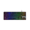 KLAVYE KABLOLU GAMING GAMEBOOSTER G23B ENİGMA TKL RAİNBOW AYDINLATMALI RED SWİTCH MEKANİK SİYAH OYUN KLAVYESİ