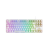 KLAVYE KABLOLU GAMING GAMEBOOSTER G23W ENİGMA TKL RAİNBOW AYDINLATMALI RED SWİTCH MEKANİK BEYAZ OYUN KLAVYESİ