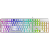 KLAVYE KABLOLU GAMING GAMEBOOSTER G24W ENİGMA RAİNBOW AYDINLATMALI RED SWİTCH MEKANİK BEYAZ OYUN KLAVYESİ