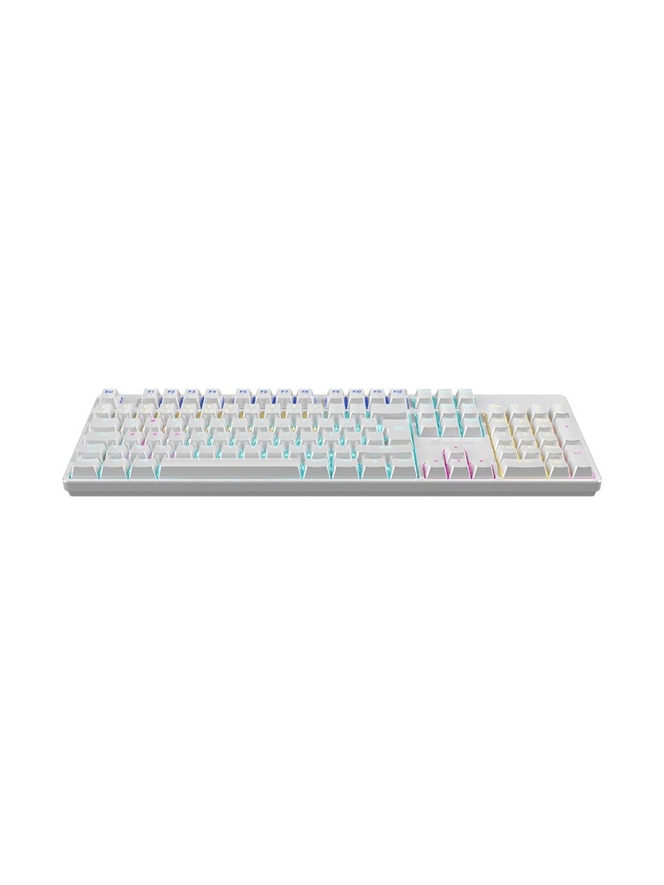 KLAVYE KABLOLU GAMING GAMEBOOSTER G24W ENİGMA RAİNBOW AYDINLATMALI RED SWİTCH MEKANİK BEYAZ OYUN KLAVYESİ