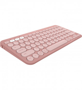 KLAVYE LOGITECH K380S PEBBLE BLUETOOTH TÜRKÇE Q KLAVYE PEMBE 920-011861