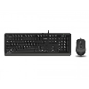 KLAVYE SET A4 TECH F1010 Q USB GRİ TR MM KLAVYE+OPTİK MOUSE