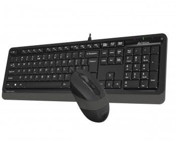 KLAVYE SET A4 TECH F1010 Q USB GRİ TR MM KLAVYE+OPTİK MOUSE