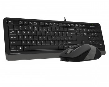KLAVYE SET A4 TECH F1010 Q USB GRİ TR MM KLAVYE+OPTİK MOUSE