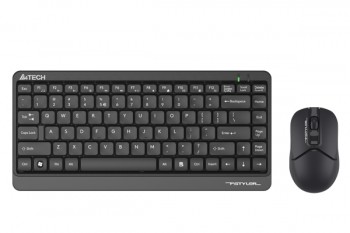 KLAVYE SET A4 TECH FG1112 2.4 Q FN-MM MİNİ KLAVYE+MOUSE SET SİYAH