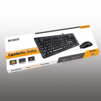 KLAVYE SET A4 TECH KR-9276 Q USB STANDART KLAVYE+OPTİK MOUSE
