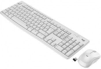 KLAVYE SET LOGITECH MK295 KABLOSUZ SET SESSİZ USB BEYAZ 920-010089