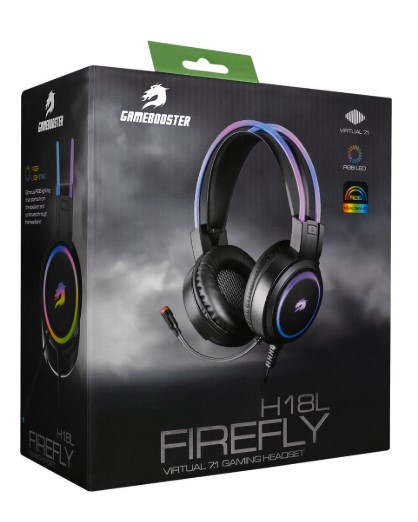 KULAKLIK GAMEBOOSTER H18L FİREFLY RGB 7.1 OYUNCU KULAKLIĞI