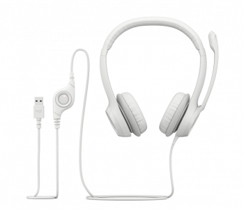KULAKLIK LOGITECH H390 MIKROFONLU BEYAZ KULAKLIK 981-00128