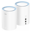 MENZİL GENİŞLETİCİ CUDY M1200 2-PACK AC1200MBPS 2.4GHZ/5GHZ AP/RE/WISP MU-MIMO KABLOSUZ 2'Lİ MESH Wİ-Fİ SİSTEMİ