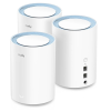 MENZİL GENİŞLETİCİ CUDY M1200 3-PACK AC1200MBPS 2.4GHZ/5GHZ AP/RE/WISP MU-MIMO KABLOSUZ 3'LÜ MESH Wİ-Fİ SİSTEMİ