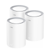 MENZİL GENİŞLETİCİ CUDY M1800 3-PACK AX1800MBPS 2.4/5GHZ AP/RE/WISP GİGABİT MU-MIMO KABLOSUZ 3'LÜ MESH Wİ-Fİ 6 SİSTEMİ
