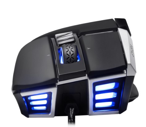 MOUSE EVGA X17 WİRED, BLACK, CUSTOMİZABLE, 16,000 DPI, 5 PROFİLES, 10 BUTTONS, ERGONOMİC