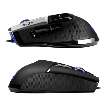 MOUSE EVGA X17 WİRED, BLACK, CUSTOMİZABLE, 16,000 DPI, 5 PROFİLES, 10 BUTTONS, ERGONOMİC