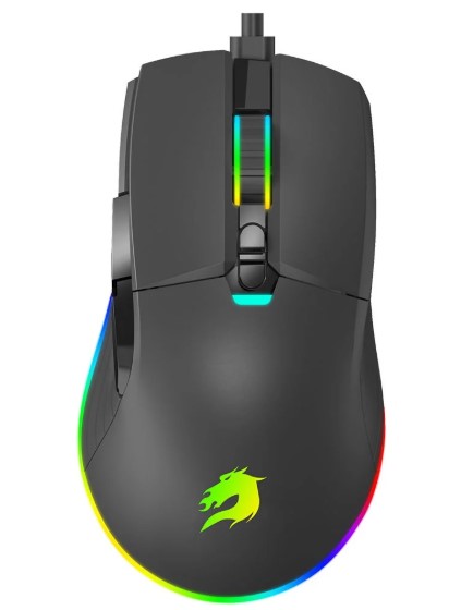 MOUSE GAMEBOOSTER M12 VİTAL RGB AYDINLATMALI SİYAH PROFESYONEL GAMİNG MOUSE