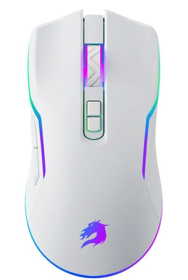 MOUSE GAMEBOOSTER M18 INFERNO 2.4GHZ KABLOSUZ RGB AYDINLATMALI BEYAZ PROFESYONEL GAMİNG MOUSE