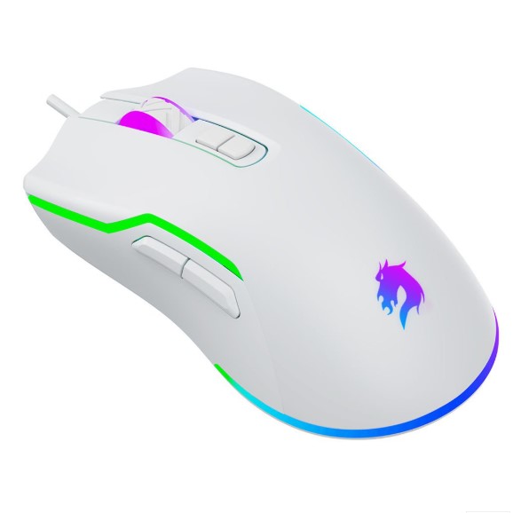 MOUSE GAMEBOOSTER M18 INFERNO 2.4GHZ KABLOSUZ RGB AYDINLATMALI BEYAZ PROFESYONEL GAMİNG MOUSE