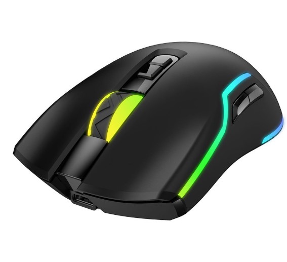 MOUSE GAMEBOOSTER M18 INFERNO 2.4GHZ KABLOSUZ RGB AYDINLATMALI SİYAH PROFESYONEL GAMİNG MOUSE