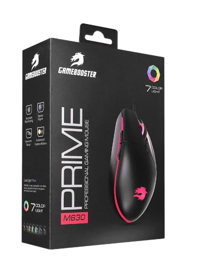 MOUSE GAMEBOOSTER M630 PRİME 7 RENK RGB AYDINLATMALI PROFESYONEL OYUNCU MOUSE
