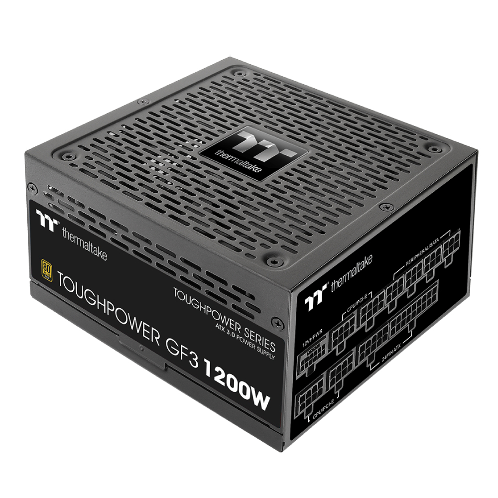 POWER SUPPLY 1200W 80+ GOLD THERMALTAKE TOUGHPOWER GF3 PCIE GEN 5.0, ATX 3.0, FULL MODÜLER 14CM FANLI PSU