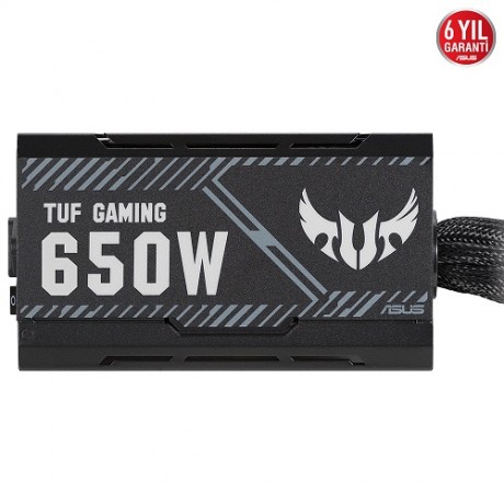 POWER SUPPLY 650W 80+ BRONZE ASUS TUF GAMING 650B 6 YIL GARANTİ