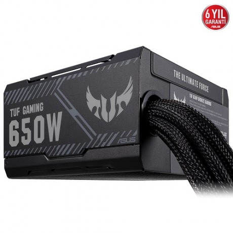 POWER SUPPLY 650W 80+ BRONZE ASUS TUF GAMING 650B 6 YIL GARANTİ